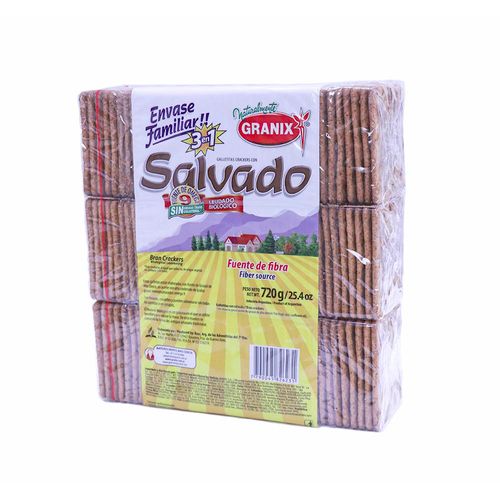 Galletitas Granix Salvado 3 En 1 X720gr