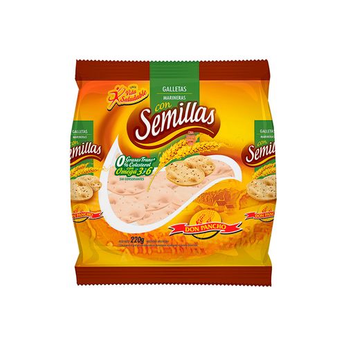 Galleta Marinera Con Semillas Don Pancho 220 Gr