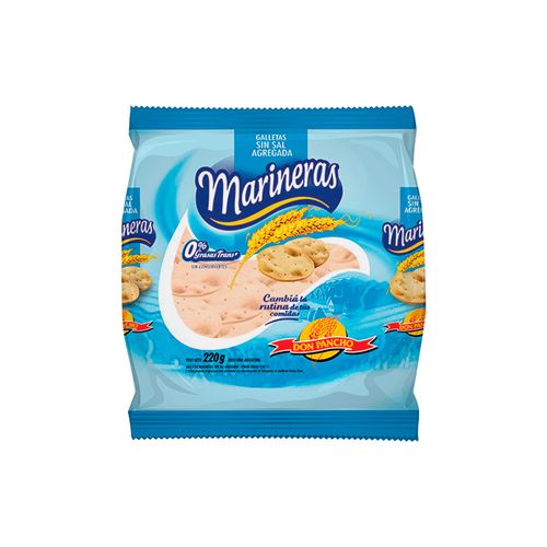 Galleta Marinera Sin Sal Don Pancho 220 Gr