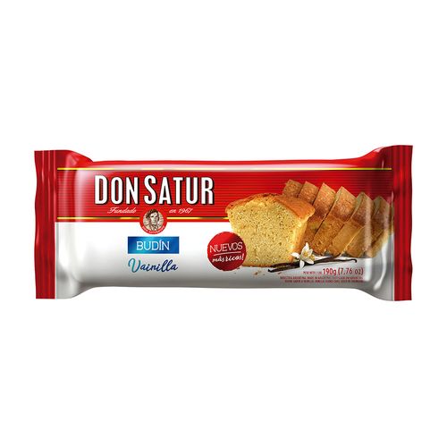 Budin Vainilla Don Satur 190 Gr