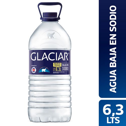 Agua Baja En Sodio Glaciar Bidon 6.3 L