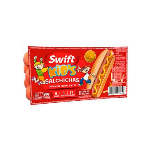 Salchichas Swift Kids 6 U- 190 Gr