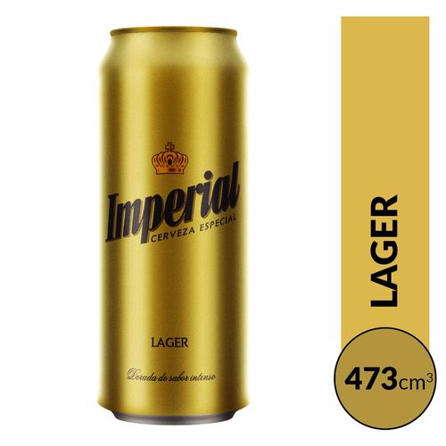 Cerveza Imperial Rubia 473cc Lata