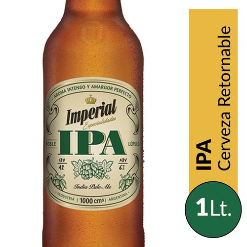 Cerveza Imperial Ipa Retornable 1lt