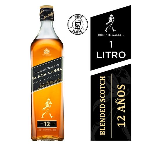 Whisky Johnnie Walker Black Label 1000ml