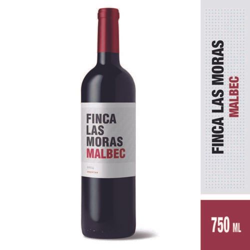 Vino Tinto Las Moras Malbec 750 Cc