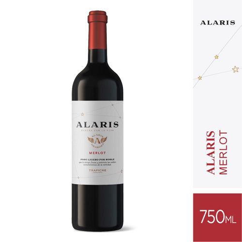 Vino Tinto Alaris Varietales Merlot 750 Cc