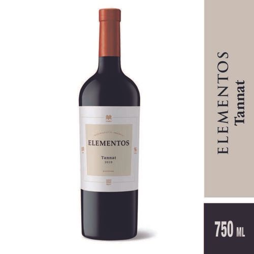 Vino Tinto Elementos Tannat 750 Cc