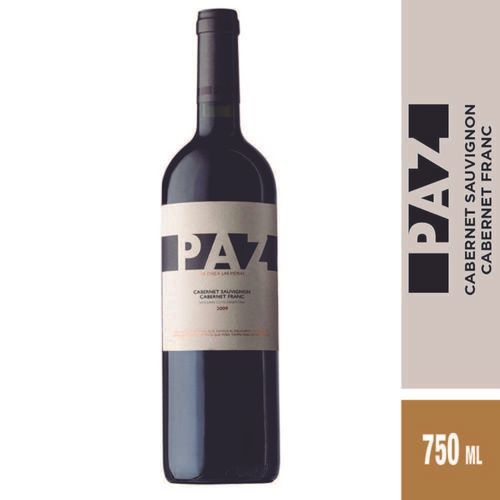 Vino Tinto Paz Cabernet Sauvignon Cabernet Franc 750 Cc