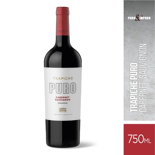 Vino Trapiche Puro Cabernet Sauvignon 750cc