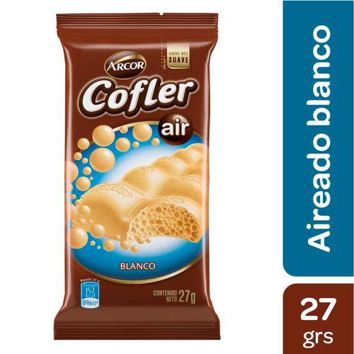 Chocolate Blanco Aireado Cofler 27 Gr