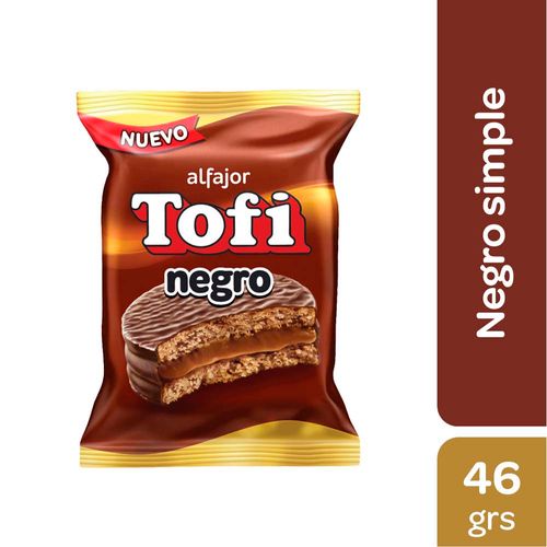 Alfajor Negro Tofi 46 Gr