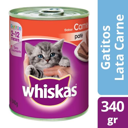 Alimento Para Gatos Whiskas Pasta Gatitos 340 Gr