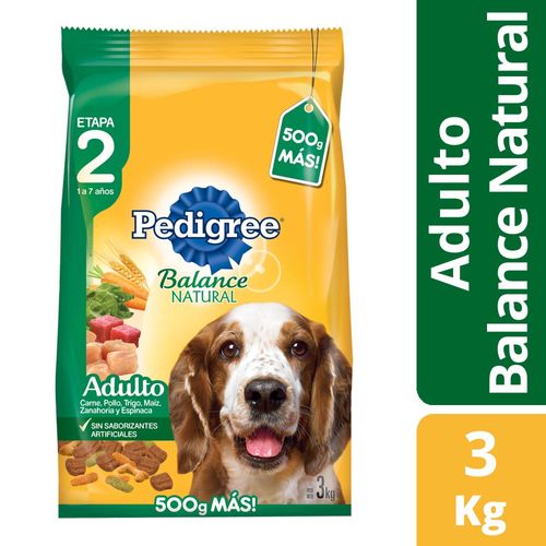 Alimento Para Perros Pedigree Balance Natural 3 Kg