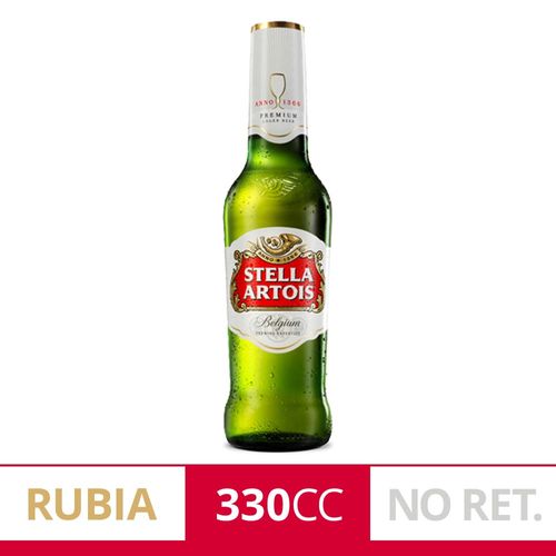 Cerveza Stella Artois Botella No Retornable 330mlx1