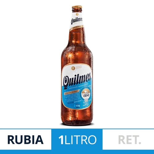 Cerveza Rubia Quilmes Cl sica 1 L Botella Retornable