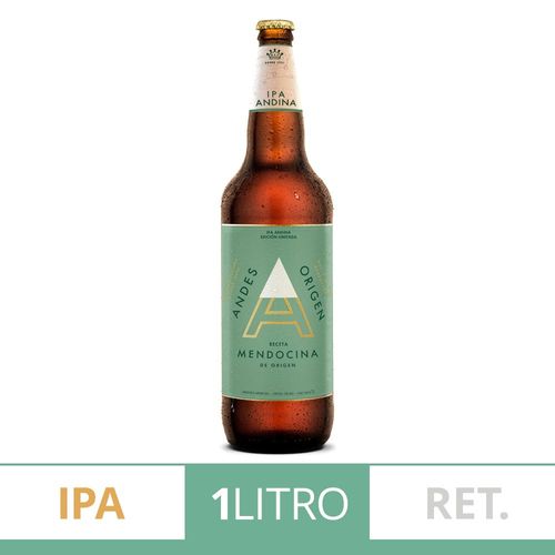 Cerveza Ipa 1l Retornable Andes Origen