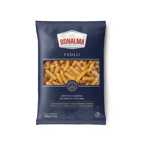 Fideos Fusilli Bonalma De Semola 500 Gr