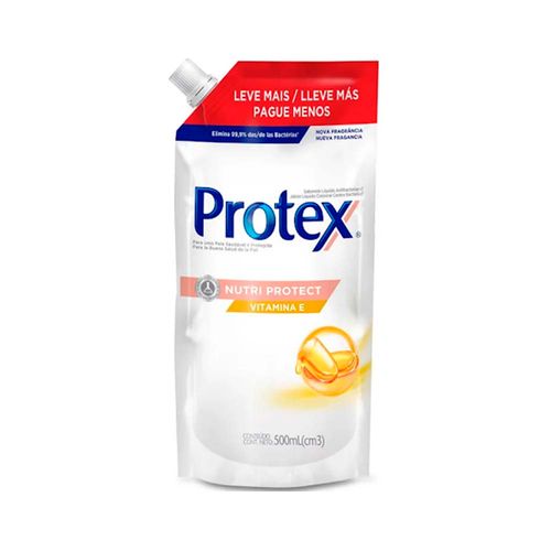 Jabón Líquido Protex Vitamin E 500 Ml Doypack