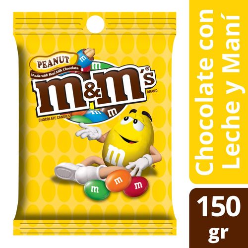 Confites M&m De Chocolate Maní 150 Gr