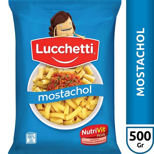 Fideos Mostachol Lucchetti X500 Gr