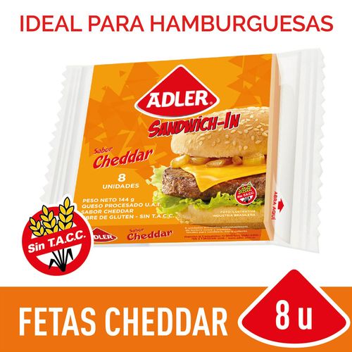 Queso Adler Feteado Cheddar 144 Gr