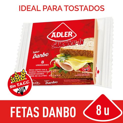 Queso Adler Feteado Danbo 144 Gr