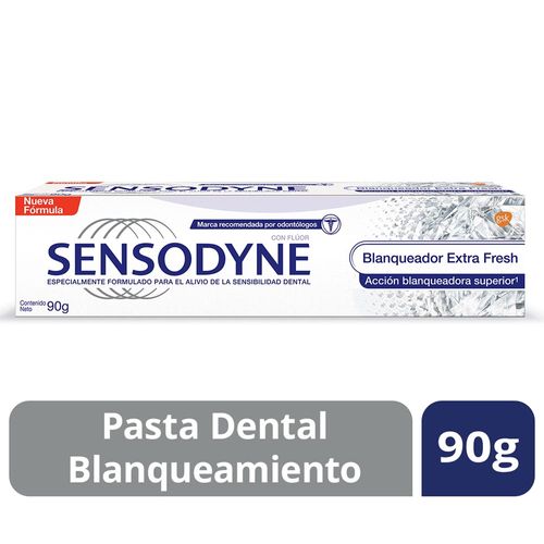 Pasta Dental Sensodyne Blanqueador Extra Fresh 90gr