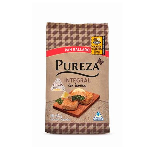 Pan Rallado Pureza Integral X 350 Gr