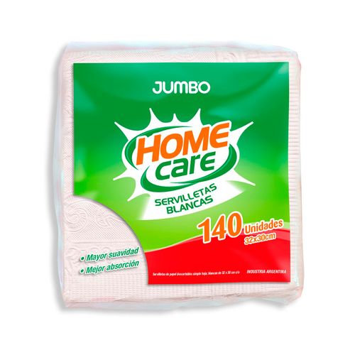 Servilletas Blancas 140 Un Home Care.