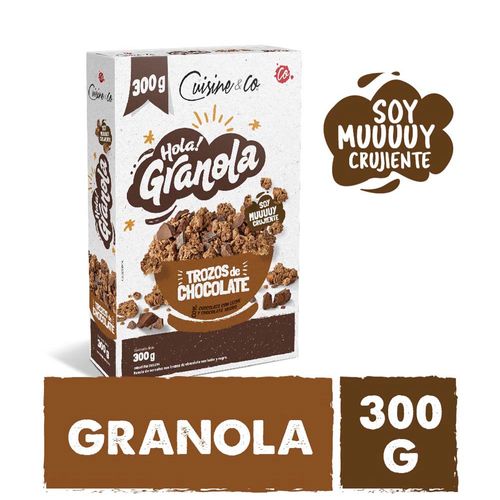Hola Granola Trozos De Chocolate Cuisine & Co 300 Gr