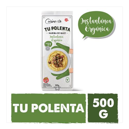 Harina De Maiz Organica Cui Tu Polenta X 500 Gr