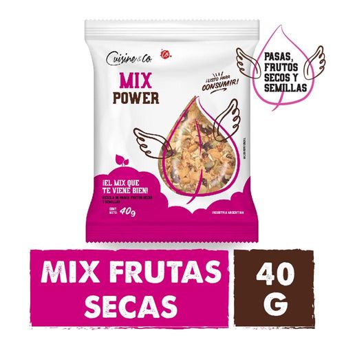 Mix Cuisine And Co Power Frutos Secos 40 Gr