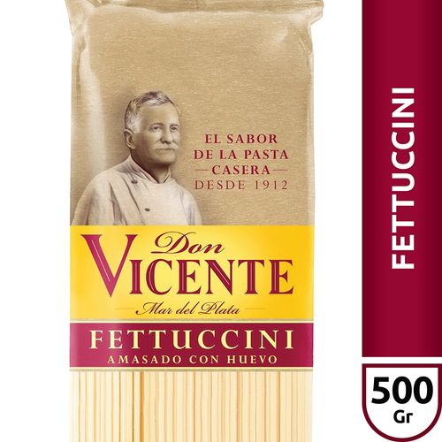 Fideos Al Huevo Fettuccini Don Vicente X500 Gr