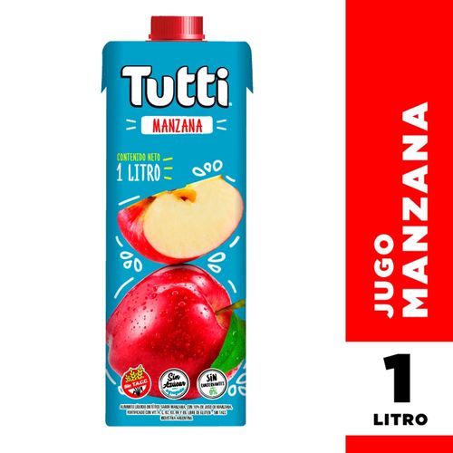 Jugo Listo Tutti Manzana 1lt