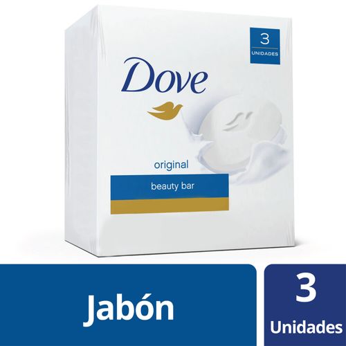 Jabon De Tocador Dove Original 3x90g