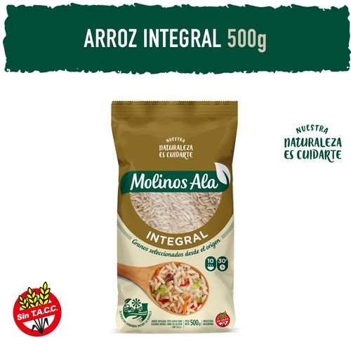 Arroz Molinos Ala Integral X500g