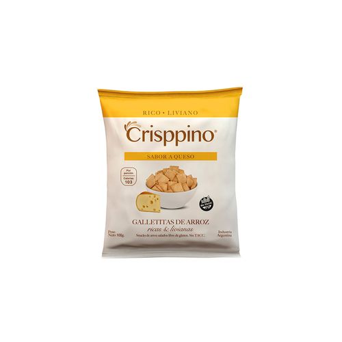 Snack Crisppino Mini Queso 100 Gr