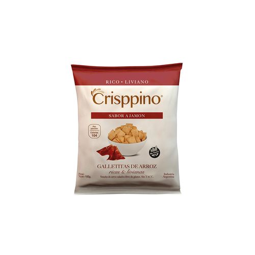 Snack Crisppino Mini Jamón 100 Gr