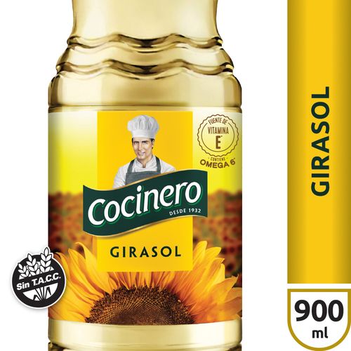Aceite De Girasol Cocinero 900 Ml