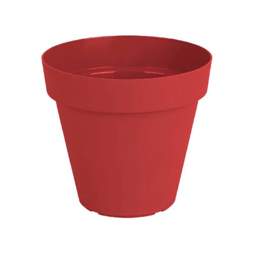 Maceta Plast Capri Outzen 18cm Rojo