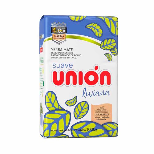 Yerba Mate Unión 4flex Liviana 1kg