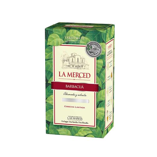 Yerba Mate Barcbacua La Merced 500 Gr