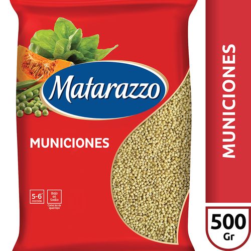 Fideos Municiones Matarazzo X500 Gr