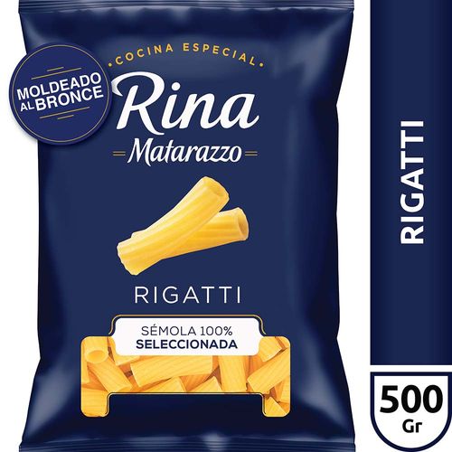 Fideos Rina Matarazzo Rigatti X500gr