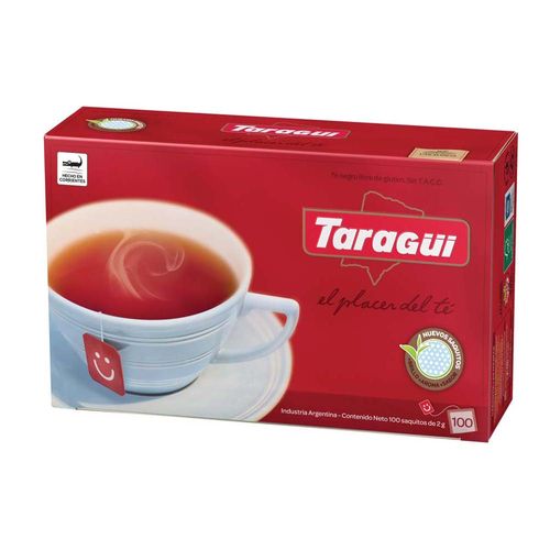 Té Taragui  Filtro Diamantado X 100 Saquitos