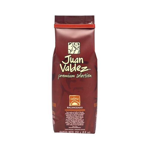 Café Balanceado Molido Colina Juan Valdez Premium 250 Gr