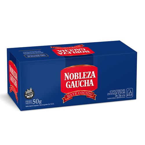 Mate Cocido Nobleza Gaucha En Saquitos 25u