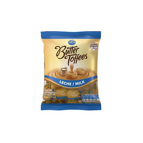 Caramelos Butter Toffees Dulce De Leche Arcor 140 Gr