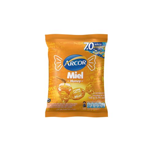 Caramelos Arcor Rellenos Con Miel 140g